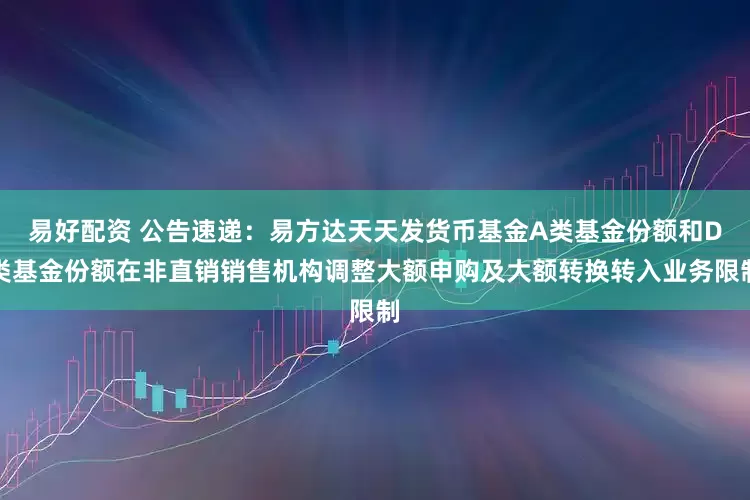 易好配资 公告速递：易方达天天发货币基金A类基金份额和D类基金份额在非直销销售机构调整大额申购及大额转换转入业务限制